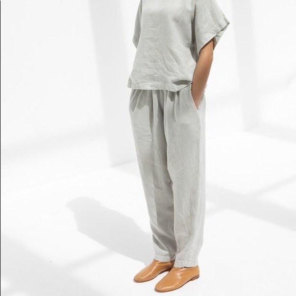 black crane Pants - NWT Black Crane Carpenter Pants, Sky Large